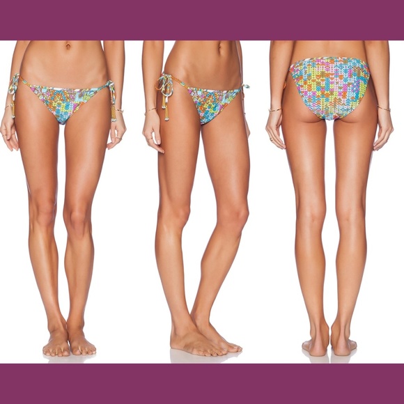 NWT Trina Turk Side‎ Tie Hipster Bikini Bottom 12 - Picture 1 of 6